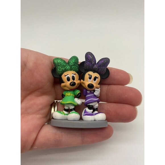 Disney Minnie Mouse Happy Helpers Glittery Figurine Toy - Collectible Kids' Play - Picture 6 of 7